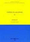 Papers on grammar: 4