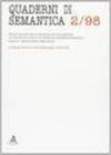 Quaderni di semantica (1998): 2
