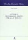 Lezioni di filosofia del diritto per l'a. a. 2000-2001