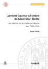 Lambert Sauveur à l'ombre de Maximilian Berlitz. Les débuts de la méthode directe aux États-Unis