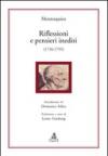 Riflessioni e pensieri inediti (1716-1755)