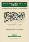 Accademie & biblioteche d'Italia (2010) vol. 3-4