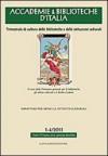 Accademie & biblioteche d'Italia (2011) vol. 1-4