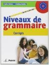 NIVEAUX DE GRAMM. CORRIGES