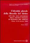 L'identità plurale della filosofia del diritto