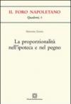 La proporzionalità nell'ipoteca e nel pegno
