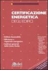 Certificazione energetica degli edifici