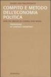 Compito e metodo dell'economia politica