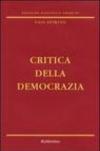 Critica della democrazia