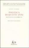 Politica di questi anni. Dal luglio 1951 al dicembre 1953. 12.