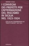 I convegni dei prefetti per l'affermazione del fascismo in Sicilia nel 1923-1924