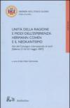 Unità della ragione e modi dell'esperienza. Hermann Cohen e il neokantismo. Atti del Convegno internazionale di studi (Salerno, 21-23 maggio 2007)