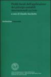 Profili fiscali dell'applicazione dei principi contabili internazionali IAS/IAFR