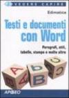 Testi e documenti con Word