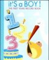 It's a boy! The first years record book