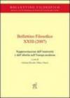 Bollettino filosofico (2007): 23