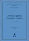 The market for savings in the theory of general intertemporal equilibrium