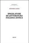 Spigolature di letteratura italiana antica