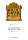 Quando le muse parlano latino. Studi su Plauto