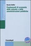 Fondamenti di economia delle aziende e delle amministrazioni pubbliche