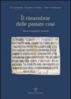 Il rimembrare delle passate cose. Memorie epigrafiche fiorentine