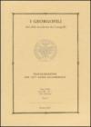 I Georgofili. Atti della Accademia dei Georgofili. 7.Inaugurazione del 257° anno accademico