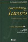 Formulario del lavoro. Contratti, sicurezza e privacy. Con CD-ROM