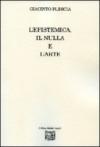 L'epistemica, il nulla e l'arte