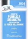 Codice di pubblica sicurezza e le leggi per le forze dell'ordine