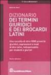 Dizionario dei termini giuridici e dei brocardi latini