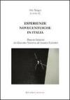 Esperienze novecentesche in Italia. Percorsi letterari da Giacomo Noventa ad Ascanio Celestini