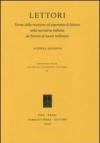 Lettori. Forme della ricezione ed esperienze di lettura nella narrativa italiana da Foscolo al nuovo millennio