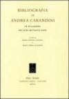 Bibliografia di Andrea Carandini