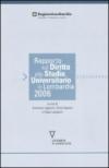 Rapporto sul diritto allo studio universitario in Lombardia 2006