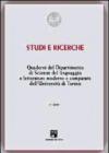 Quaderni del Dipartimento di scienze del linguaggio e letterature comparate dell'Università di Torino