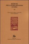 Ricerche per la storia sociale e religiosa di Roma. Chiesa, mondo cattolico e società civile durante la Resistenza