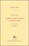 Scritti filosofici e religiosi