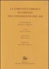 La comunità ebraica di Firenze nel censimento del 1841