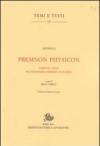 Premnon Physicon. Versione latina del Peri physeos anthropou di Nemesio