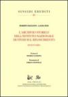 L'archivio storico dell'Istituto Nazionale di Studi sul Rinascimento