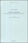 Lampi di pensiero. Fenomenologia della percezione in architettura