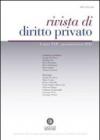 Rivista di diritto privato (2012). 1.