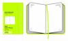Moleskine Agenda giornaliera 12 mesi 2013 XSmall. Copertina rigida verde limone.