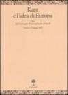 Kant e l'idea d'Europa. Atti del Convegno (Genova, 6-8 maggio 2004)
