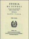 Storia di Tivoli (rist. anast. Roma, 1819)
