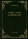 Memorie storiche agrigentine (rist. anast. Girgenti, 1866)