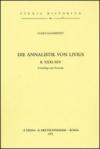 Die Annalistik von Livius B. XXXI-XLV (1913)