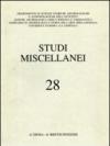 Giornate di studio in onore di Achille Adriani. Atti del Convegno (Roma, 26-27 novembre 1984)