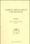 Corpus speculorum etruscorum. France: 1\3