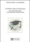 La tesi di laurea in psicologia. Breve guida alla scrittura e alla preparazione della discussione